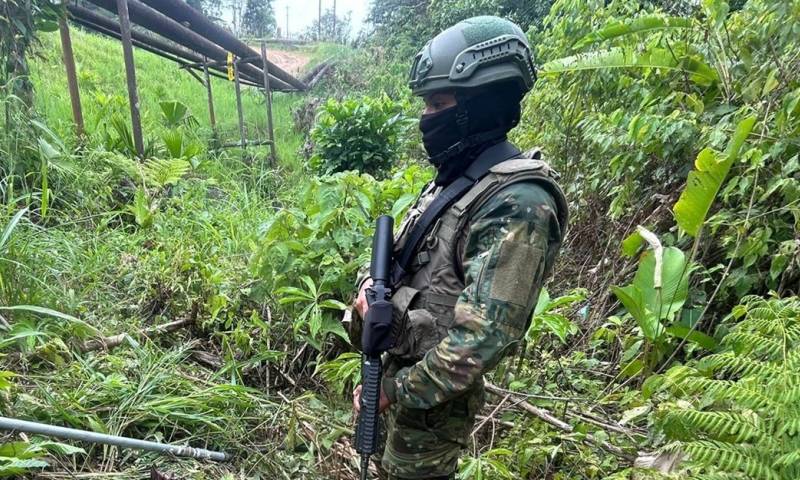 Los operativos militares en Sucumbíos son constantes / Foto: cortesía Fuerzas Armadas