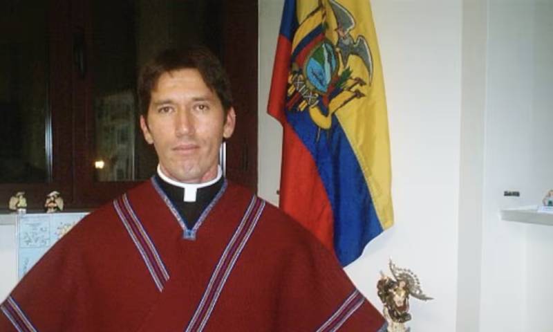 El hallazgo del cadáver del religioso ha causado una onda preocupación entre la población de Ambato, sobre todo de la comunidad religiosa, que se había unido en oración desde que se enteró de su desaparición./ Foto: cortesía