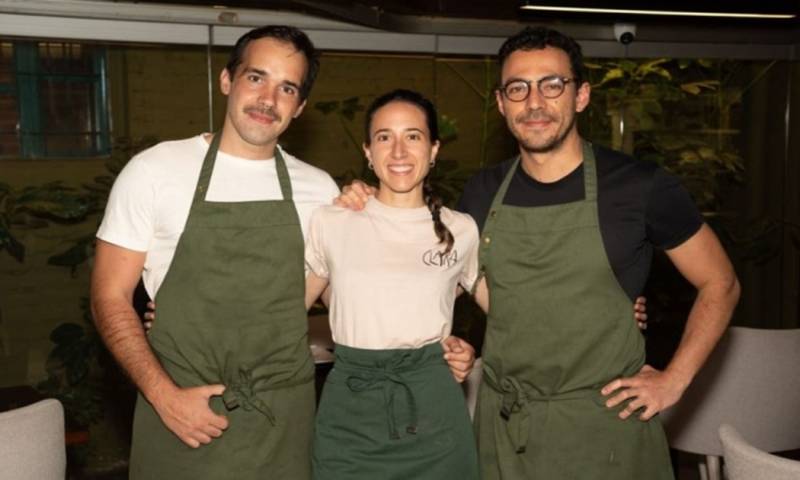 Ángel De Sousa, Ana Lobato y Felipe Salas son los chefs de Clara / Foto: cortesía Clara