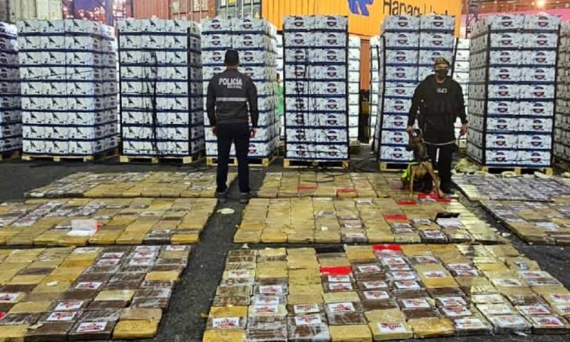 Desde inicios de año, Ecuador ha incautado 160 toneladas de drogas./ Foto: cortesía Fausto Salinas