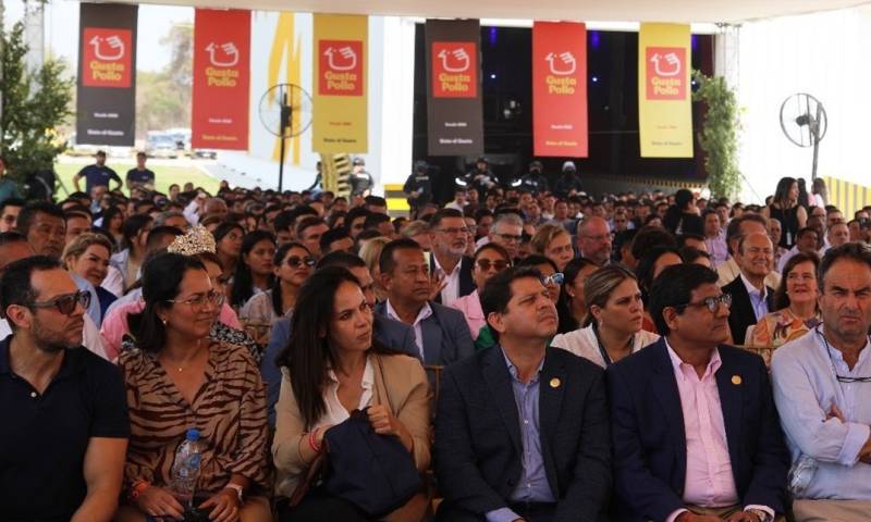 La planta avícola está ubicada en la provincia de Guayas / Foto: cortesía Ministerio de Producción