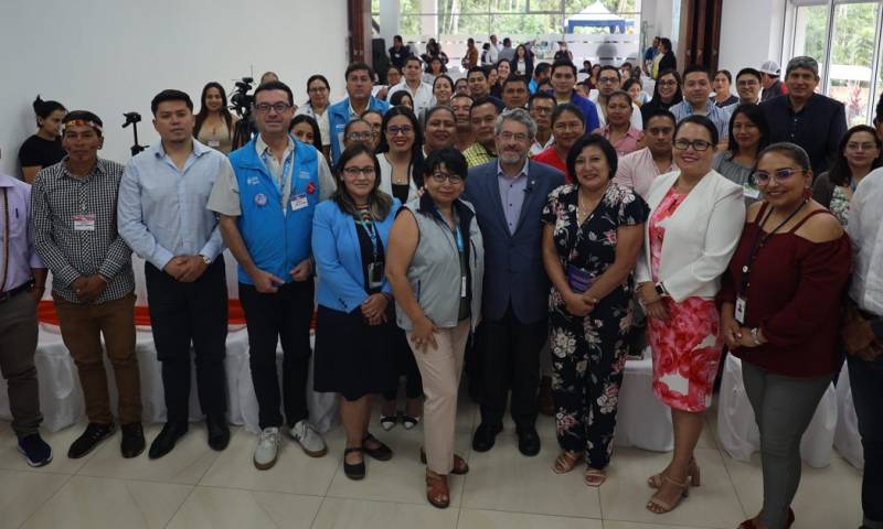 El evento se llevó a cabo en la Universidad Regional Amazónica Ikiam en Tena/ Foto: cortesía Ministerio de Salud