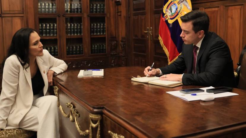 El secretario general de la organización, Haitham Al Ghais, se reunió con Fernando Santos, ministro de Energía y Mina / Foto: EFE